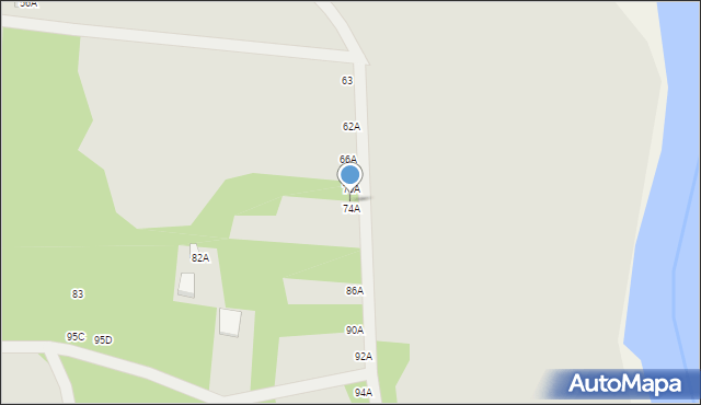 Tomaszów Mazowiecki, Kotlinowa, 72A, mapa Tomaszów Mazowiecki