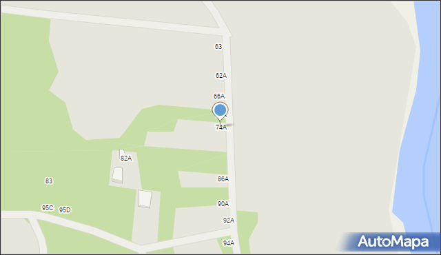 Tomaszów Mazowiecki, Kotlinowa, 74A, mapa Tomaszów Mazowiecki