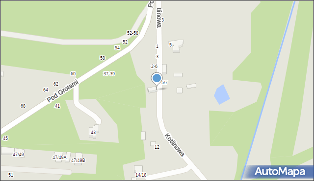 Tomaszów Mazowiecki, Kotlinowa, 8-10, mapa Tomaszów Mazowiecki