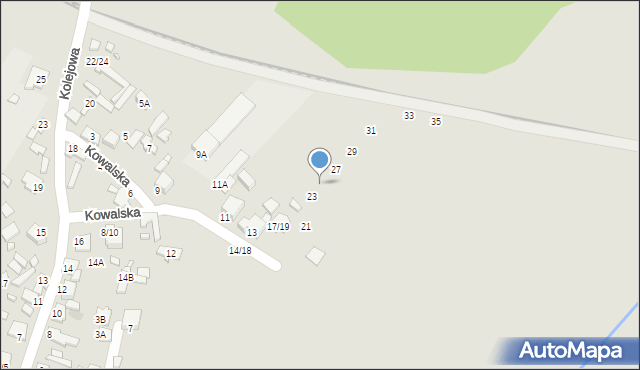 Tomaszów Mazowiecki, Kowalska, 25, mapa Tomaszów Mazowiecki