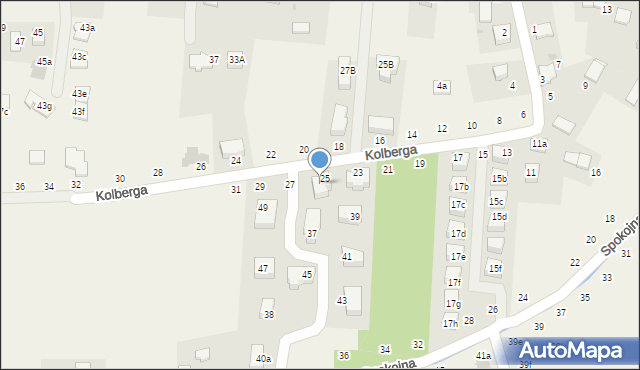 Tomaszowice, Kolberga, 35, mapa Tomaszowice