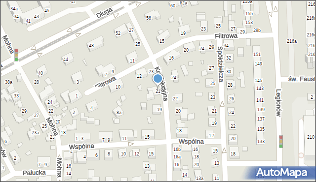 Toruń, Konfekcyjna, 21, mapa Torunia