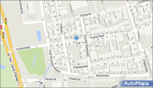 Toruń, Kopernika Mikołaja, 27, mapa Torunia