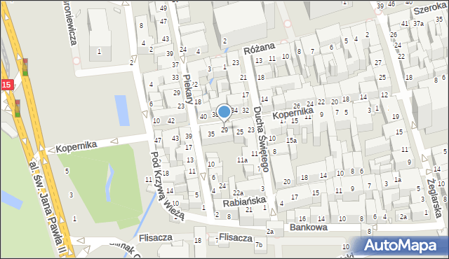 Toruń, Kopernika Mikołaja, 29, mapa Torunia