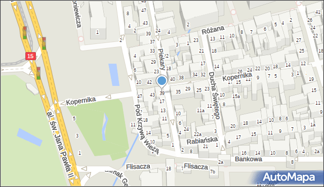 Toruń, Kopernika Mikołaja, 39, mapa Torunia