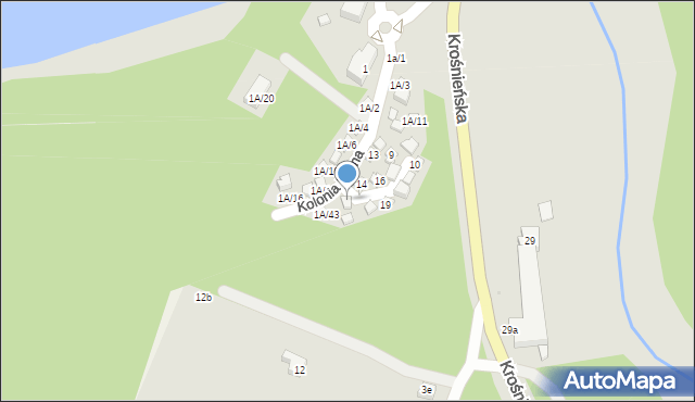 Torzym, Kolonia Leśna, 22, mapa Torzym