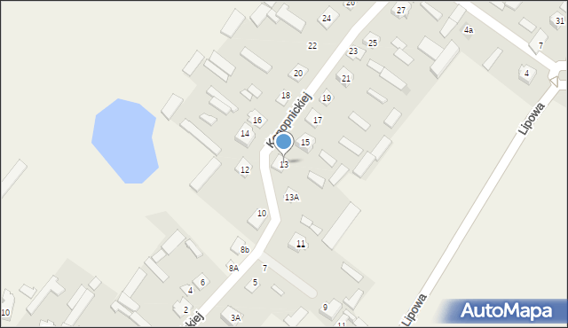 Troszyn, Konopnickiej Marii, 13, mapa Troszyn