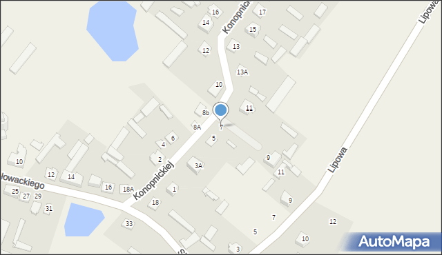 Troszyn, Konopnickiej Marii, 7, mapa Troszyn