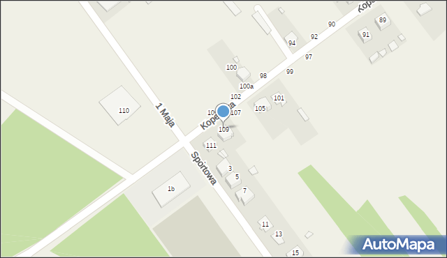 Truskolasy, Kopernika Mikołaja, 109, mapa Truskolasy