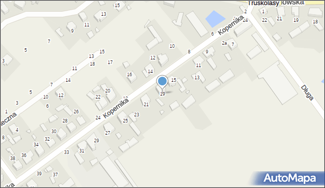 Truskolasy, Kopernika Mikołaja, 19, mapa Truskolasy