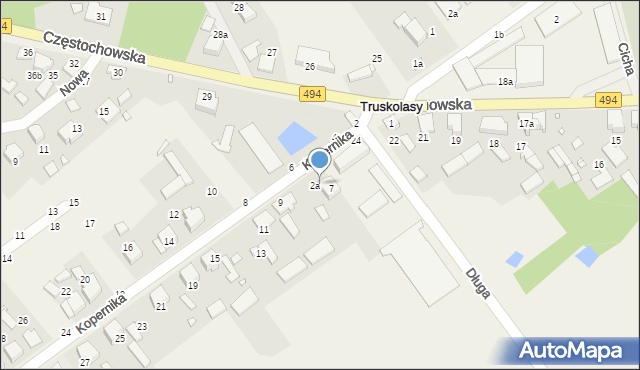 Truskolasy, Kopernika Mikołaja, 5, mapa Truskolasy