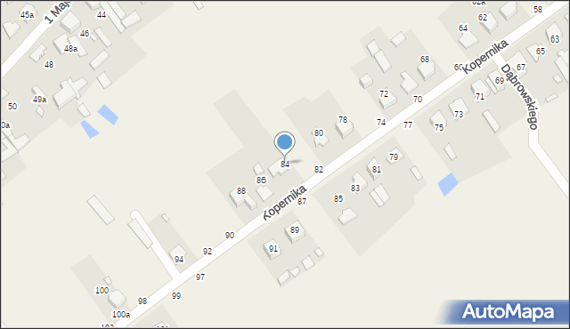 Truskolasy, Kopernika Mikołaja, 84, mapa Truskolasy