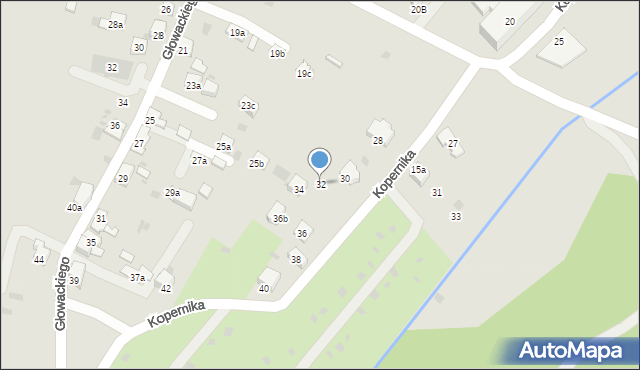 Trzebinia, Kopernika Mikołaja, 32, mapa Trzebinia