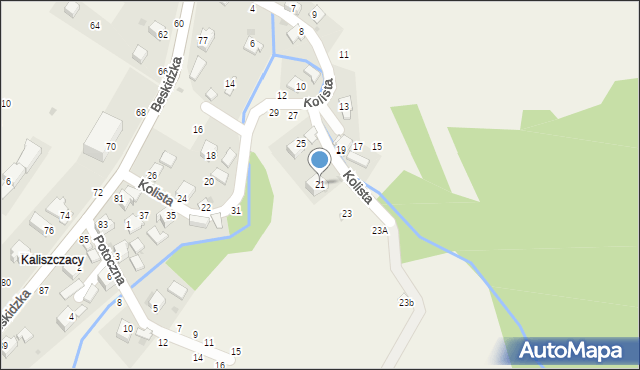 Trzebinia, Kolista, 21, mapa Trzebinia