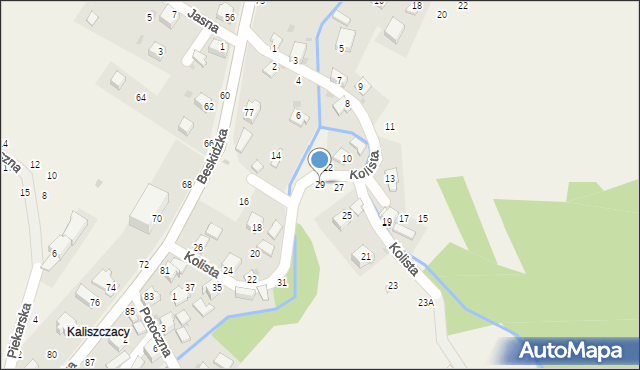 Trzebinia, Kolista, 29, mapa Trzebinia