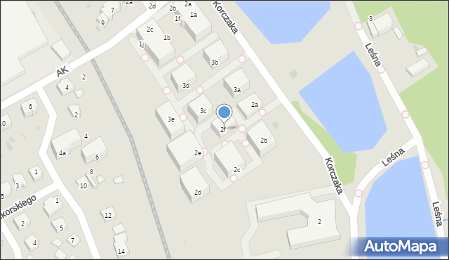 Trzebnica, Korczaka Janusza, 2f, mapa Trzebnica