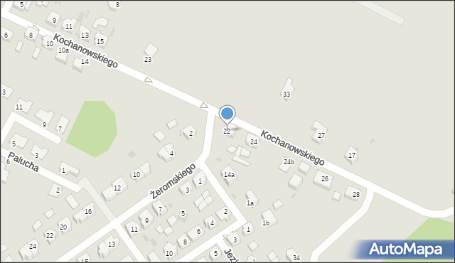 Trzemeszno, Kochanowskiego Jana, 22, mapa Trzemeszno