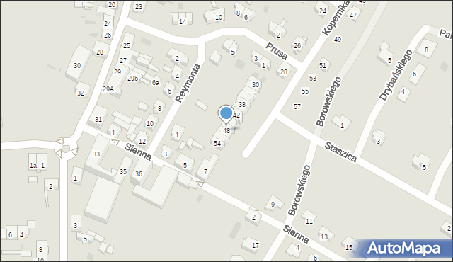 Trzemeszno, Kopernika Mikołaja, 48, mapa Trzemeszno