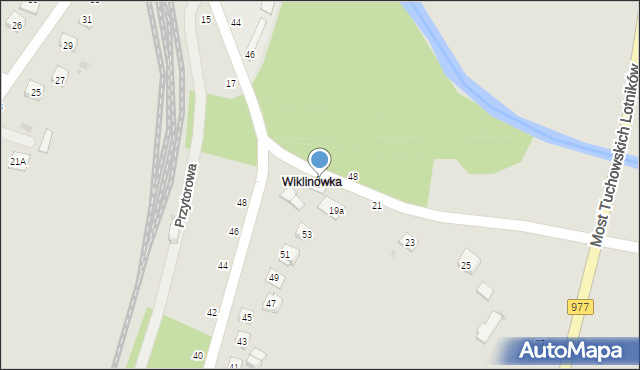 Tuchów, Kolejowa, 19, mapa Tuchów