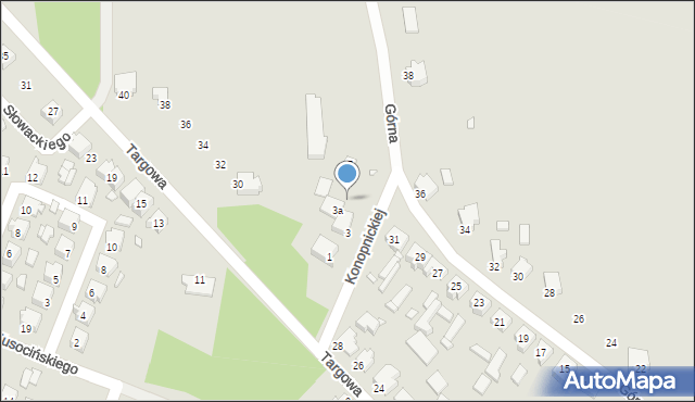 Tuliszków, Konopnickiej Marii, 5, mapa Tuliszków