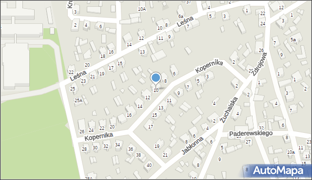 Tuliszków, Kopernika Mikołaja, 10, mapa Tuliszków