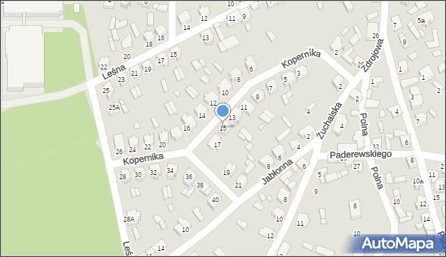 Tuliszków, Kopernika Mikołaja, 15, mapa Tuliszków