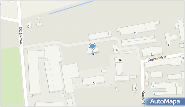 Turek, Komunalna, 6e, mapa Turka
