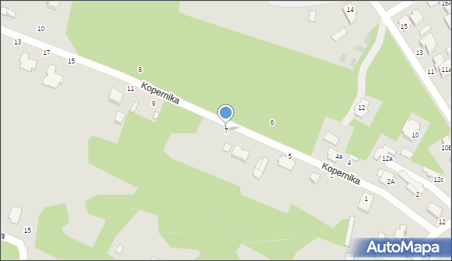 Tuszyn, Kopernika Mikołaja, 7, mapa Tuszyn