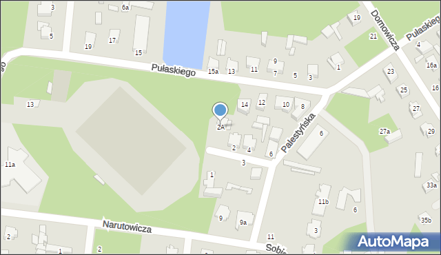 Tuszyn, Kozietulskiego Jana Leona, płk., 2A, mapa Tuszyn