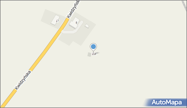 Tychnowy, Kościelna, 11d, mapa Tychnowy