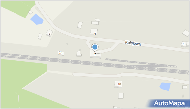 Tychowo, Kolejowa, 7, mapa Tychowo
