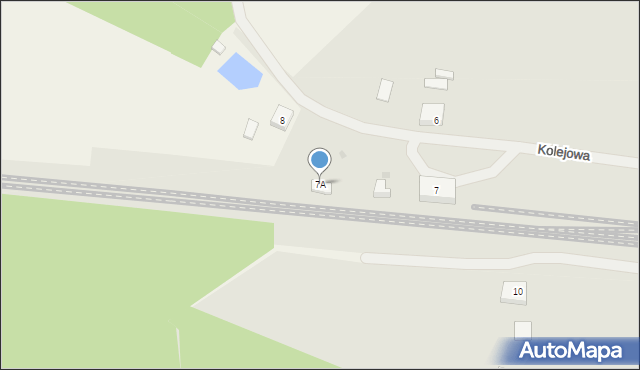Tychowo, Kolejowa, 7A, mapa Tychowo