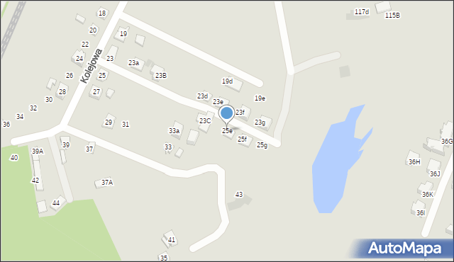 Tychy, Kolejowa, 25e, mapa Tychów