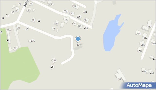 Tychy, Kolejowa, 43, mapa Tychów