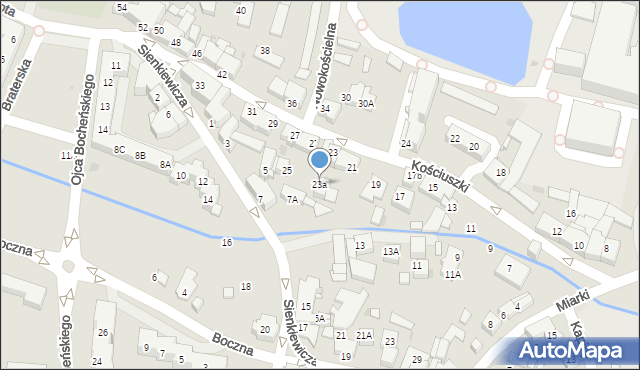 Tychy, Kościuszki Tadeusza, gen., 23a, mapa Tychów