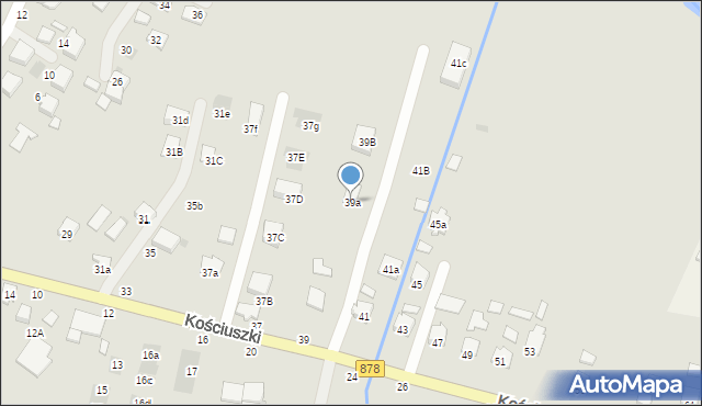 Tyczyn, Kościuszki Tadeusza, gen., 39a, mapa Tyczyn