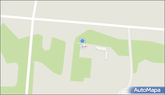 Tykocin, Kol. Nowe Miasto, 17, mapa Tykocin