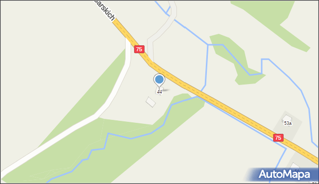 Tylicz, Konfederatów Barskich, 44, mapa Tylicz