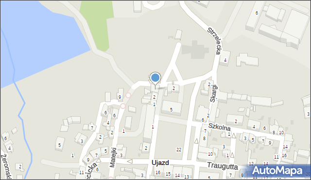 Ujazd, Kościelna, 3, mapa Ujazd