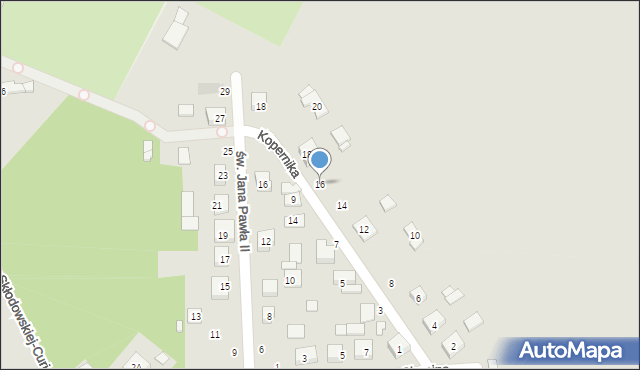 Ujazd, Kopernika Mikołaja, 16, mapa Ujazd