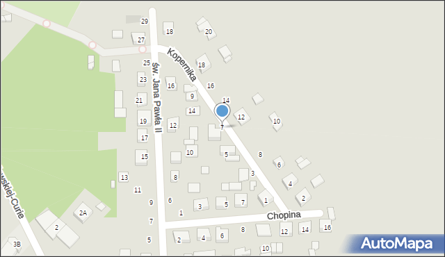 Ujazd, Kopernika Mikołaja, 7, mapa Ujazd