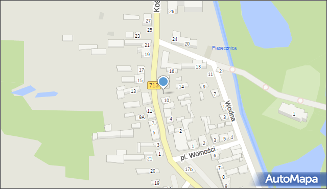 Ujazd, Kościelna, 12, mapa Ujazd