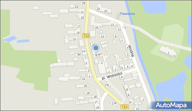 Ujazd, Kościelna, 4, mapa Ujazd