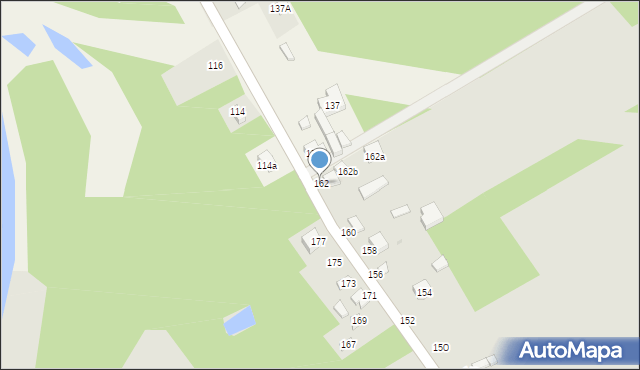 Uniejów, Kościelnicka, 162, mapa Uniejów