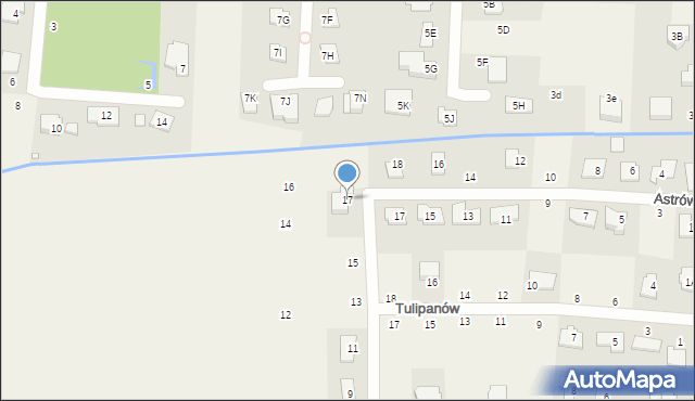 Ustanów, Konwaliowa, 17, mapa Ustanów