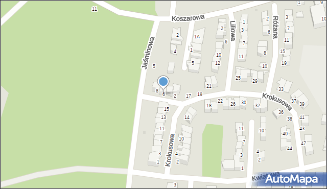 Ustka, Konwaliowa, 6, mapa Ustka