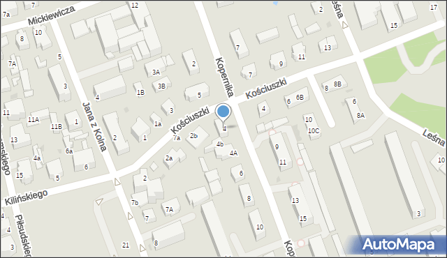 Ustka, Kopernika Mikołaja, 4, mapa Ustka