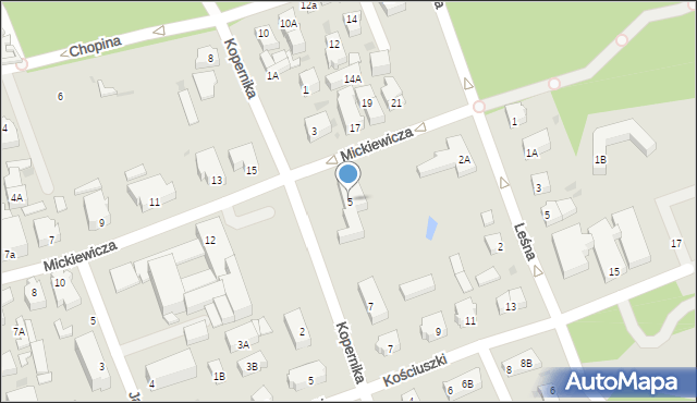Ustka, Kopernika Mikołaja, 5, mapa Ustka