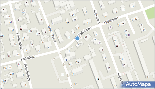 Ustka, Kościuszki Tadeusza, gen., 2a, mapa Ustka