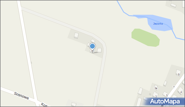 Wąglikowice, Kościerska, 30A, mapa Wąglikowice